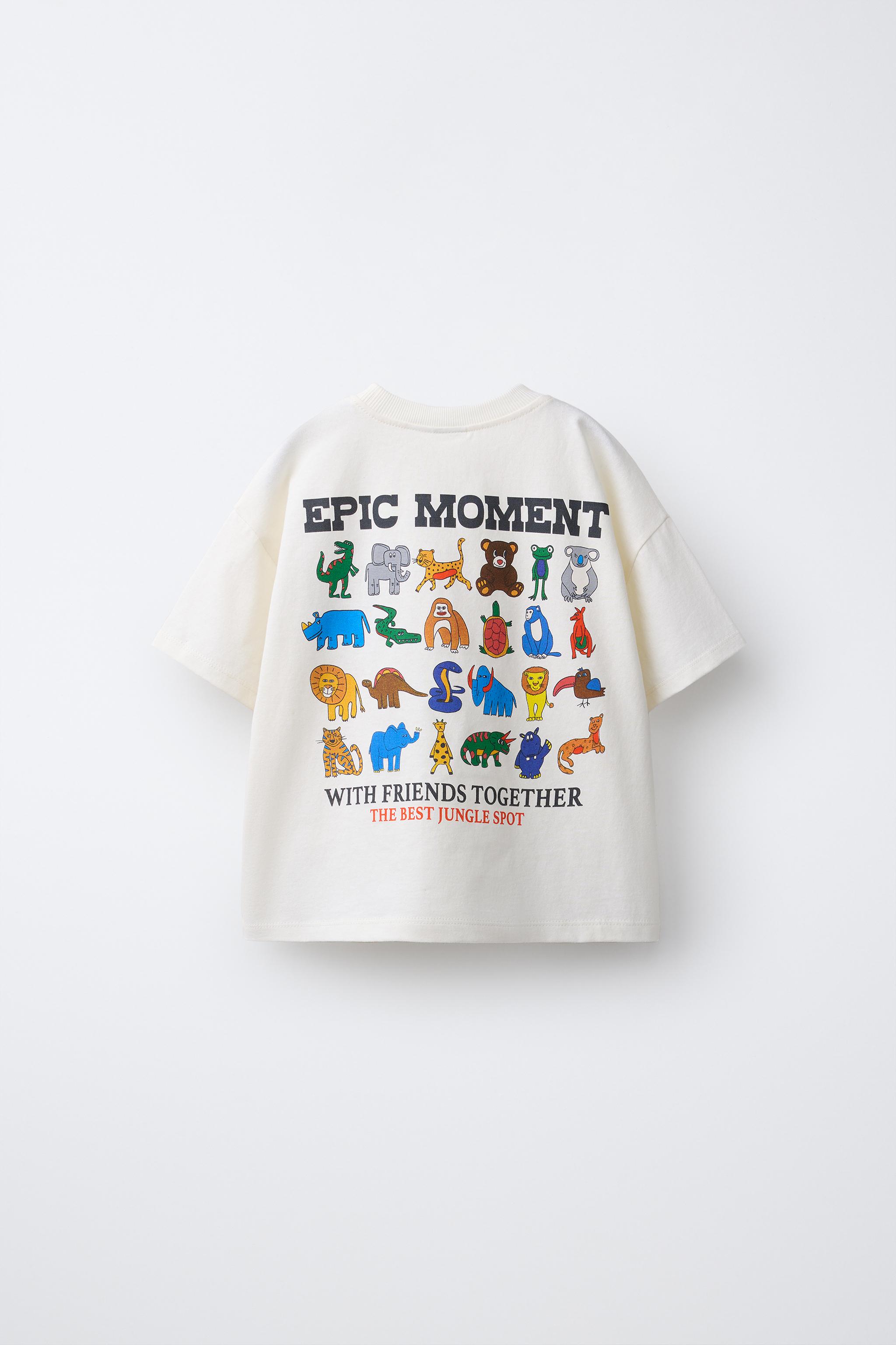 T-SHIRT À IMPRIMÉ ANIMAUX ZOO